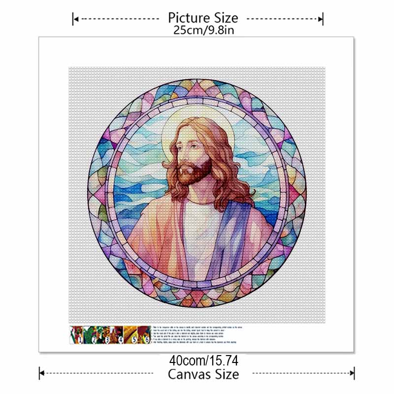 New Arrival 5D DIY Full Circle Diamond Painting "Religious Figures" Embroidery Cross Stitch Home Decor Gift