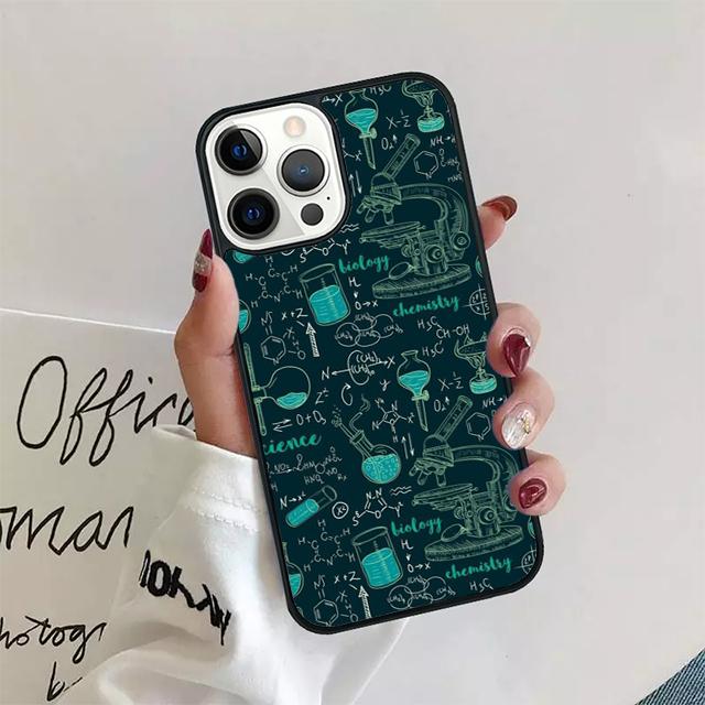 Science Chemistry Formulas Phone Case Cover For iPhone 17 Air 15 16 14 13 11 12 Pro Max Max Plus Back Coque shell