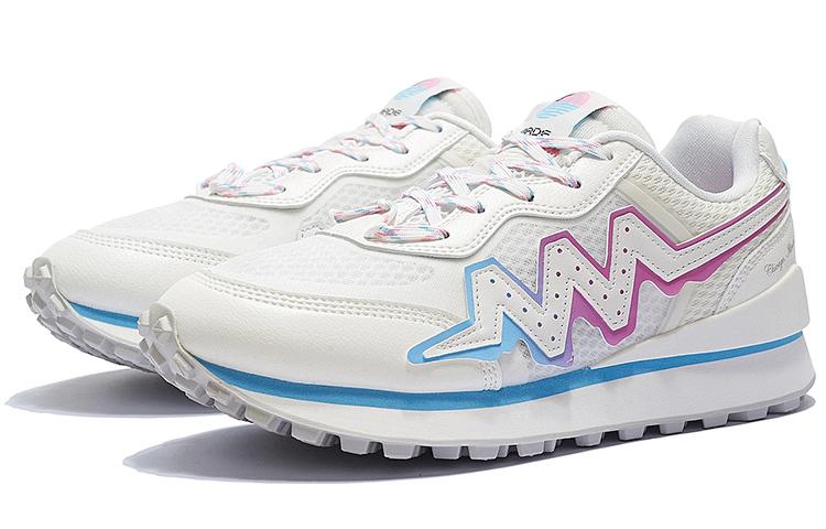 Li Ning 001 Trendy Low Top Sports Casual Shoes Men's White Blue ABCS017-2