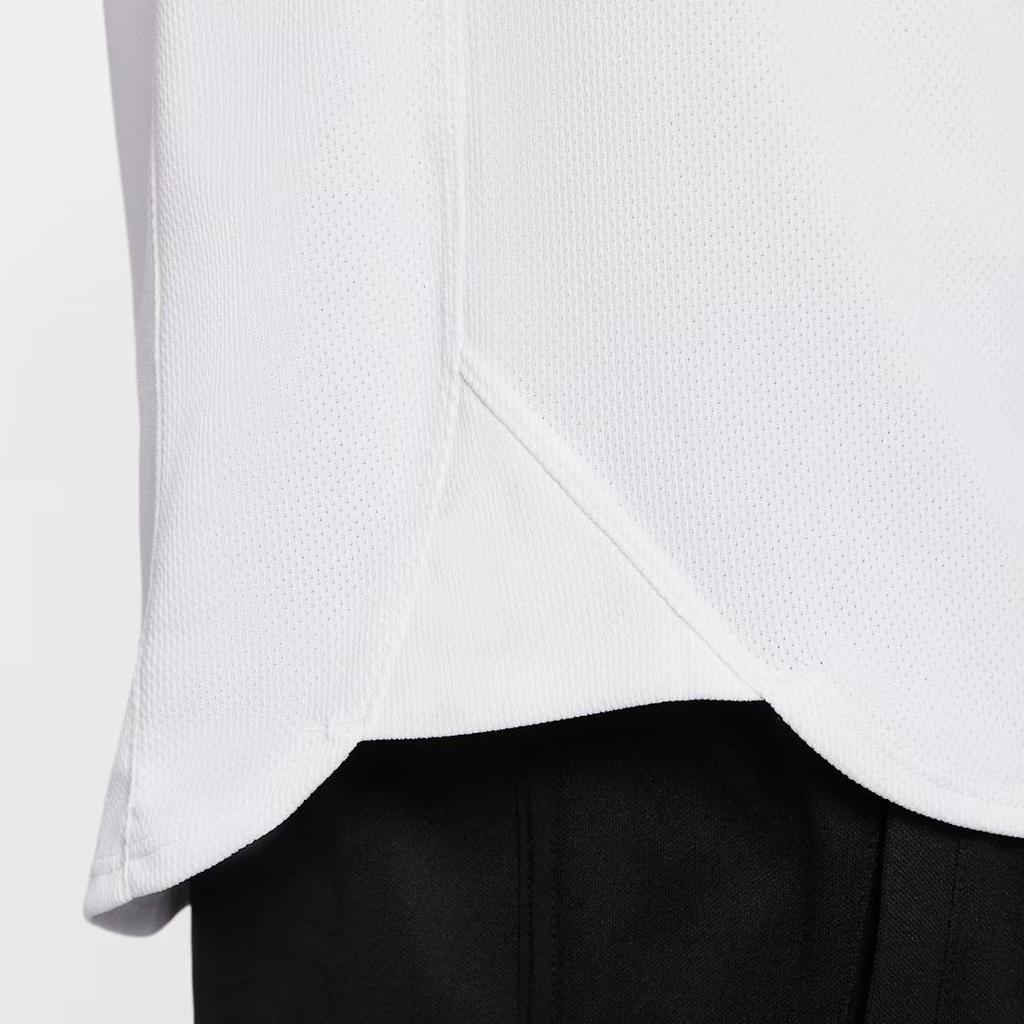 Nike Breathable Embroidered Casual Round Neck Short Sleeve T-Shirt Men Tops Pink FZ6945-100