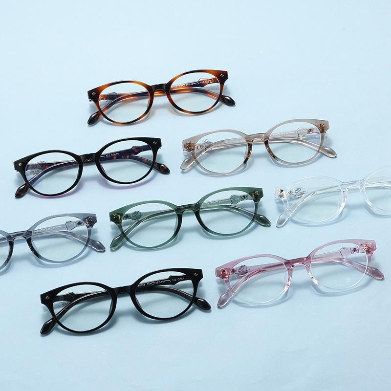 Ultra-Lightweight Japanese-Style Retro Anti-Blue Light Glasses Women'S Sophisticated Slimming Eyeglasses Outdoor Sports Eyewear