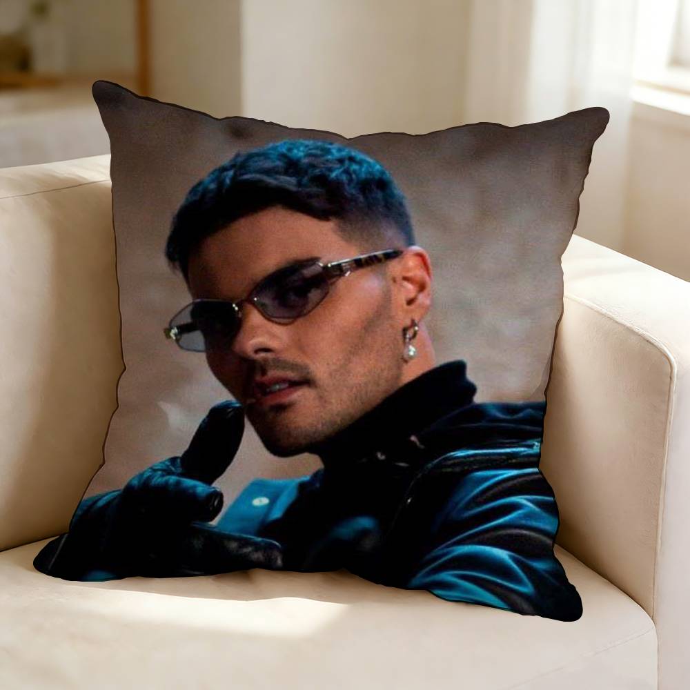 Spanish Entertainer AAbraham MMateo Square DoubleSided Printed Pillow Case Bedroom Bedside Pillow Sofa Cushion Cover