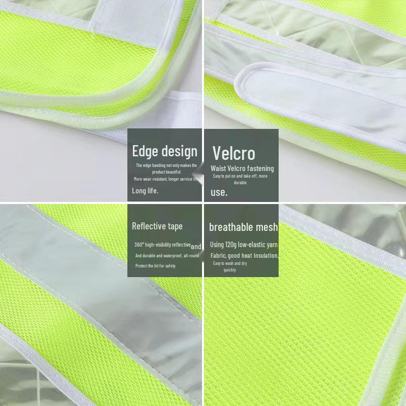 Reflective Mesh Jacket and Vest for Fishing