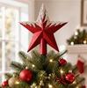 2027 New Colored Painting Christmas Tree Topper Star DIY Christmas Decorations, for Xmas Window Display, New Year's Party Decor