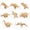 Realistic Dinosaur Model Collection Of 8 Pieces Golden Edition Including Velociraptor Triceratops