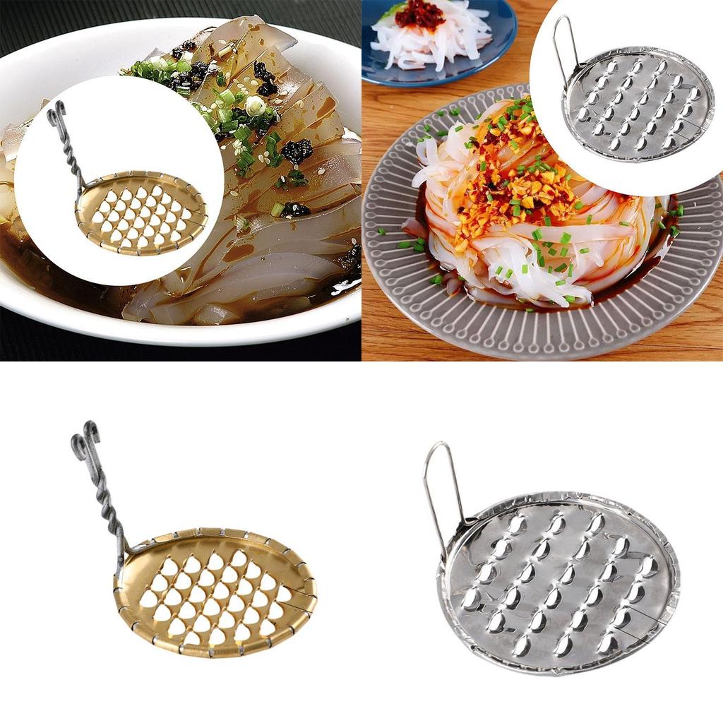 Chinese Pasta Liang Pi Maker Manual Scratch Grater Practical Jelly Scraping Scraper for Shop Hotel Kitchen Home Restaurant