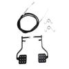 Pedali per Go-Kart con Cavo Acceleratore da 71 pollici Pedale Freno Acceleratore per Go-Kart Sostituzione per Predator 212ml 196ml 6.5hp 5.5hp
