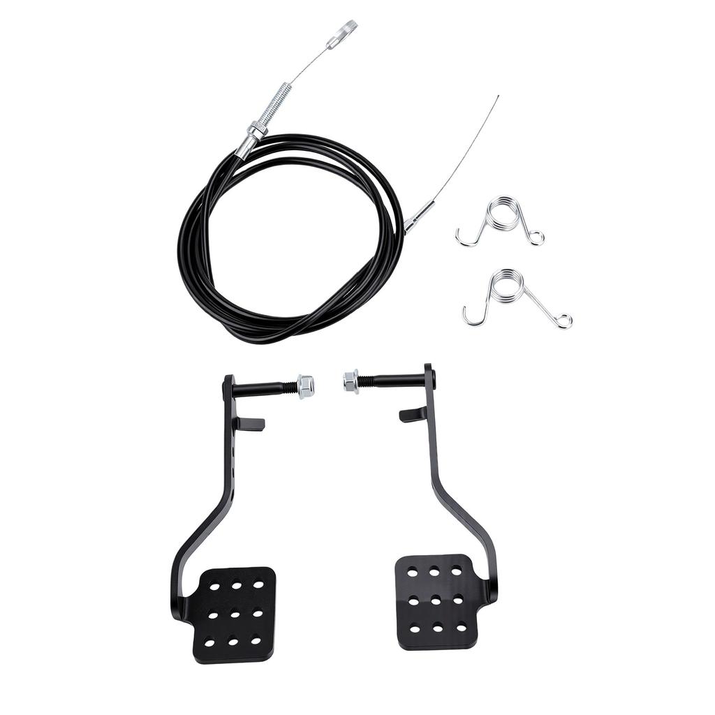 Pedali per Go-Kart con Cavo Acceleratore da 71 pollici Pedale Freno Acceleratore per Go-Kart Sostituzione per Predator 212ml 196ml 6.5hp 5.5hp
