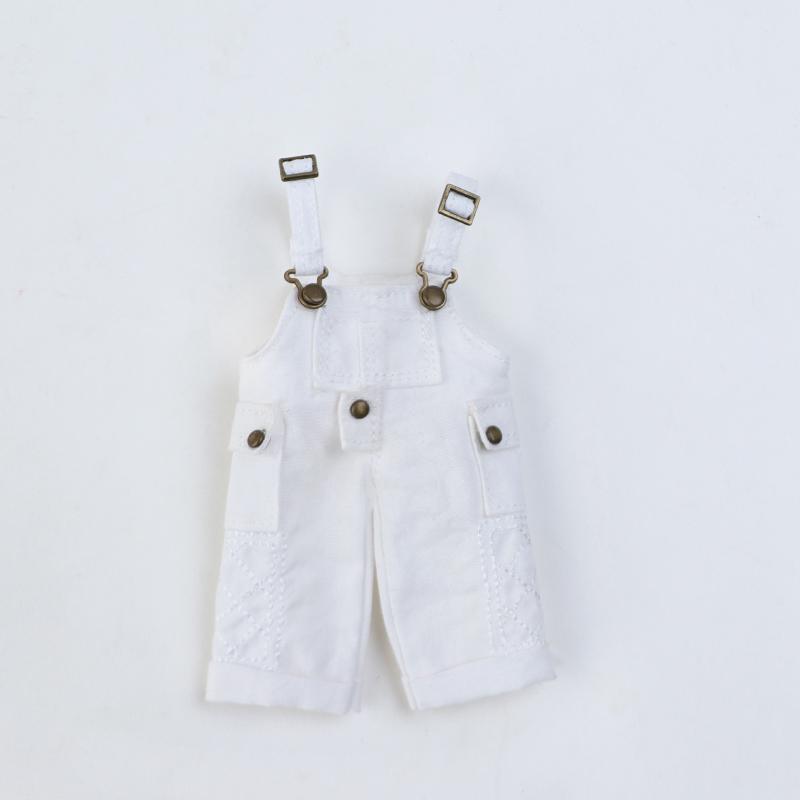 Ob11 Doll Clothes Fashion Tops Jeans Denim Overalls Cute Multi-color Working Outdoor Pants For 1/12 Bjd Dolls Accessory