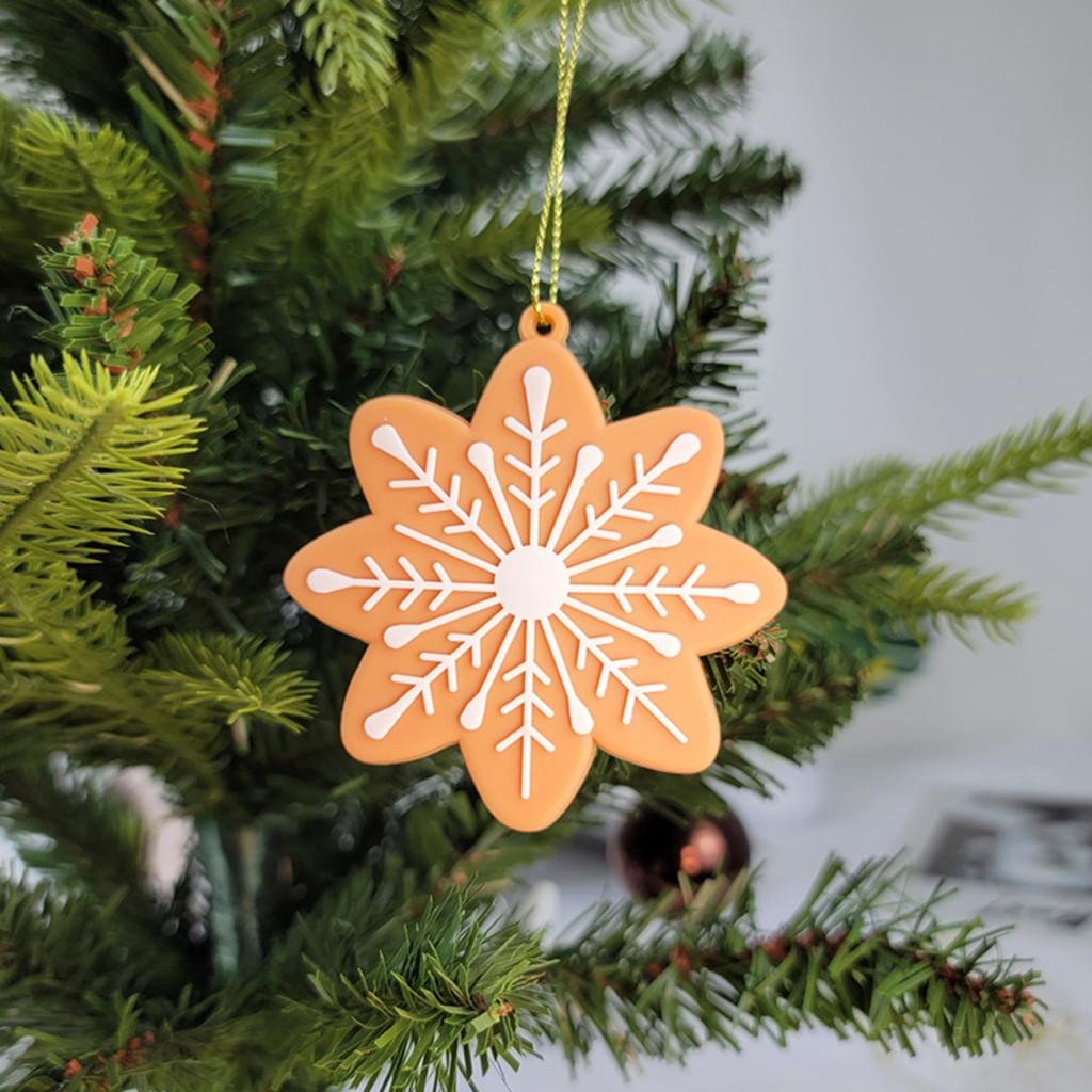 Christmas   Pendant House Series 12 Pcs Christmas Tree Full House Pattern Pendant