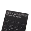 1Pc Standard Matte 3 In 1 Hebrew English Russian Keyboard Stickers Language Letter Film For Pc Laptop Accessories