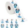 500pcs Elsa Princess Cartoon Sticker Roll Diy Decorative Stickers For Phone Thermos Diary Envelope Seal Stationery Kids Gift
