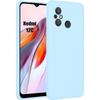 Vāciņš - xiaomi - redmi 12c/11a - triecienizturīgs - silikona tpu - plāns - debeszils