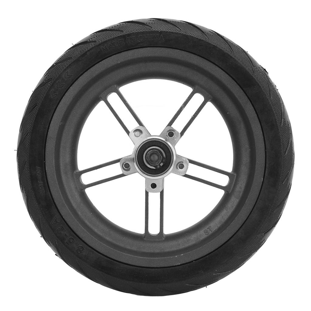 Electric Scooter Wheel Tire 8.5‑2A Inflation Free Rubber Tire Aluminum Hub Accessory for Xiaomi M365