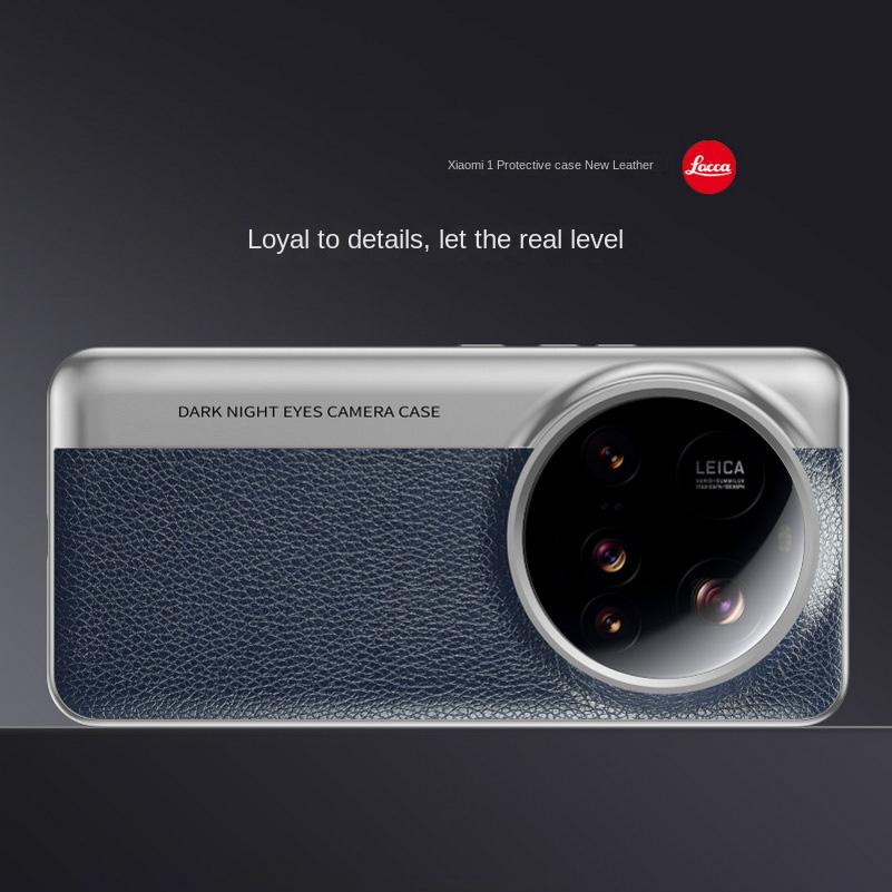 Classic Leather With Raised Metal Bezel Protection Case For Xiaomi 15 Ultra Mi 15 Pro Mi 14 Ultra 13 Ultra Slim Cover