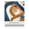 Cotton Slippers for Women To Wear Outdoors In Winter, Indoor Home with Thick Soles and Plush Insulation Bag and Velcro Cotton Shoes