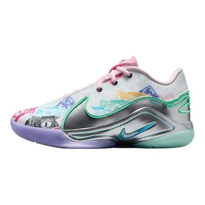 Monopoly X LeBron 22 QS GS Currency Kids Sneakers Multi-Color White Green-Glow HV6873-100