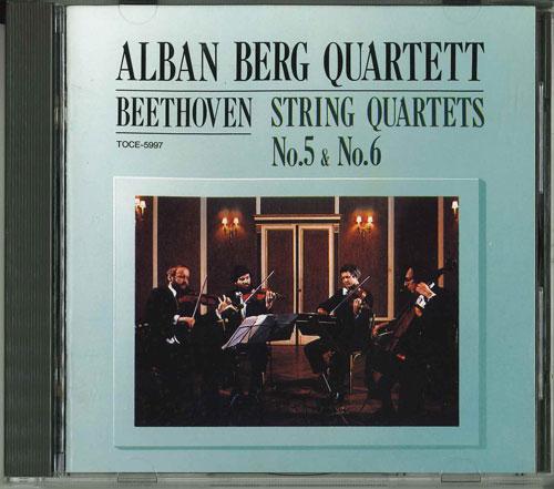 

CD BEETHOVEN - Beethoven: String Quartet no. 5,6 TOCE5997 EMI Japan Classical Used
