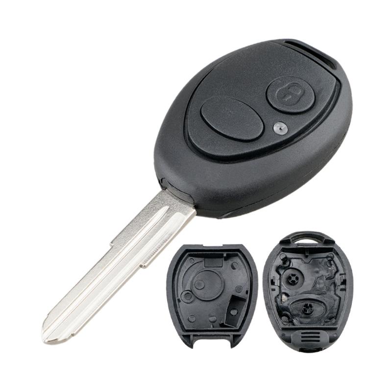 2 Buttons Car Remote Key Shell Uncut Blade Fit For Sport Lr3 Discovery Bmw Mg Mini Cooper