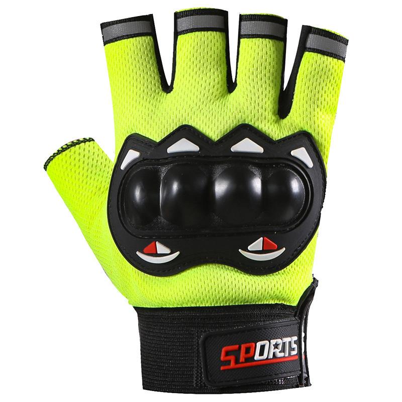 Riding Gloves Men's Locomotive Motorcycle Rider Anti-skid Protective Long Finger
