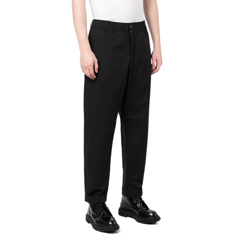 EMPORIO ARMANI FW22 Casual Pants Men's Black 6L1PL4-1NHOZ-0999