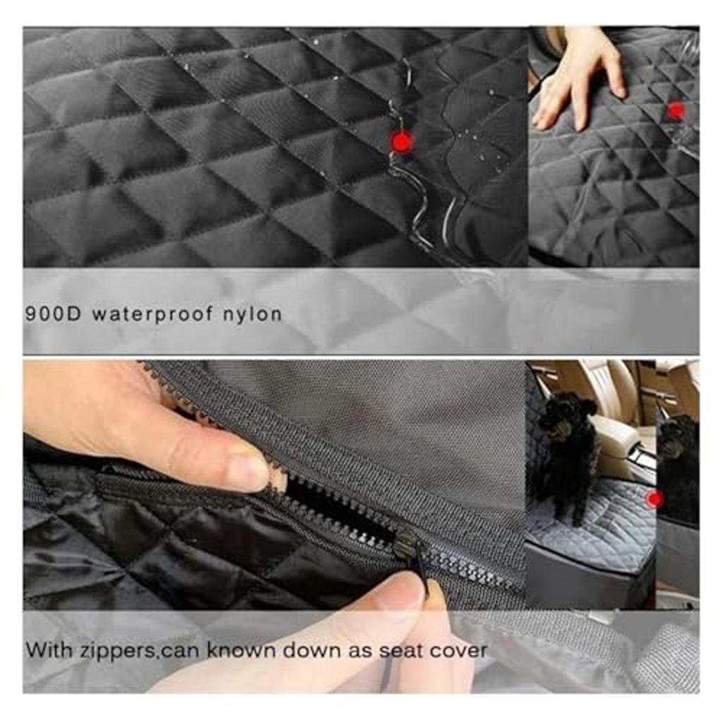 Car Pet Seat Cushion Removable And Washable Hanging Bag Safety Seat Pet Bed Car Mat Comfortable Travelling Experience