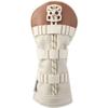 1pc Golf Club Headcovers Decorable Anti-Scratch Protection Cover For Golf 1/2/UT Wooden Pole Covers Replace Accessories