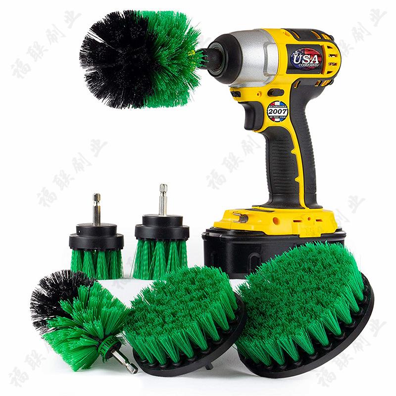 Electric Drill Brush Set: Household Scrubbing & Cleaning Heads