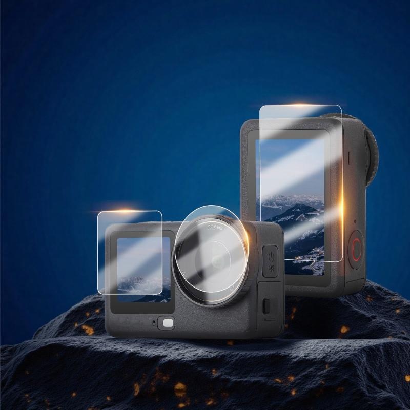 Scratch Resistant Screen Protector Film High Transparency Clear Visuals Fingerprint Resistant Layer For Miniature Camera
