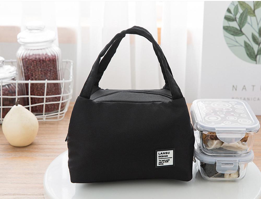 Dreamquiet Ženy Děti Muži Izolovaná plátěná krabička Tote Bag Termochladnička Jídlo Oběd Tašky