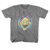Def Leppard Pastel Leppard 2 Grafite Melange T-Shirt per Ragazzi