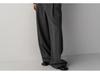 Façade Pattern High Waist Wide-Leg Casual Suit Pants for Women - Slimming, Floor-Length, Spring & Autumn Style