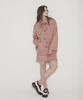 Eoboneoseu Four Suede Studded Mini Skirt [Pink]