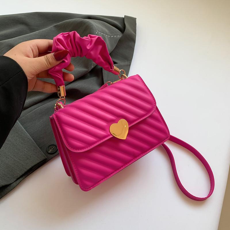 Minimalist Pu Small Square Bag For Daily Use With Shoulder Strap