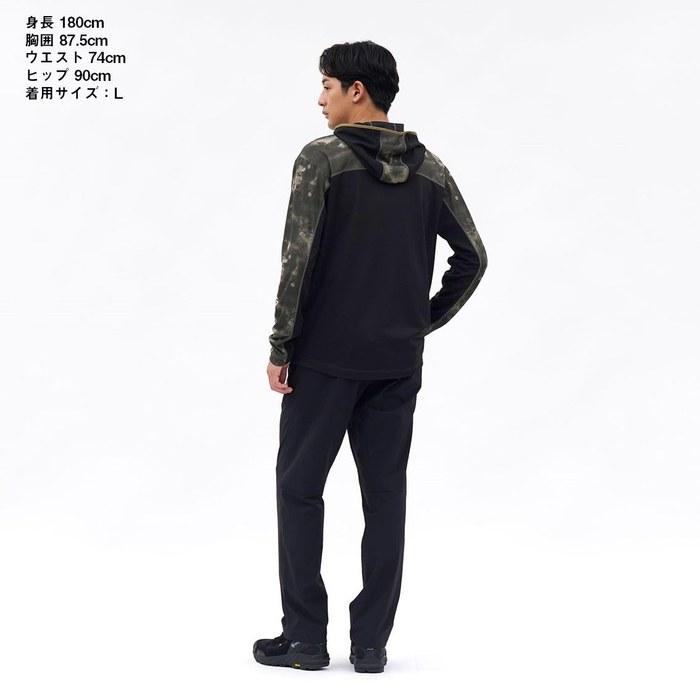 [Daiwa] Boat Game Hoodie Shirt DE-3726 Black Haze Camo 2XL