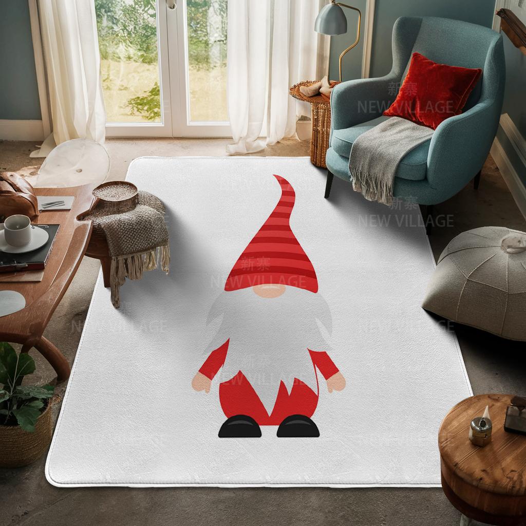 House Entrance Carpet Home Door Mat Living Room Bath Foot Bathroom Non-slip Water Absorption Rugs Bath Merry Christmas Winter