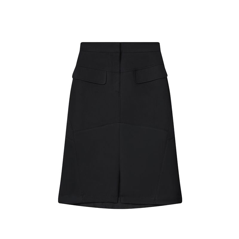 

New FILA Casual Long Skirts Women s Black F11W314304F-BK M