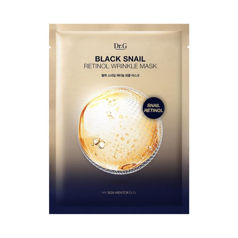 Dr.g [fast Light Elasticity Lifting] Dr.g Black Snail Retinol Wrinkle Mask 1ea