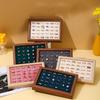 Fashion Ring Display Plate Ear Studs Bracelet Jewelry Storage Box Wood Organizing Box Ring Tray