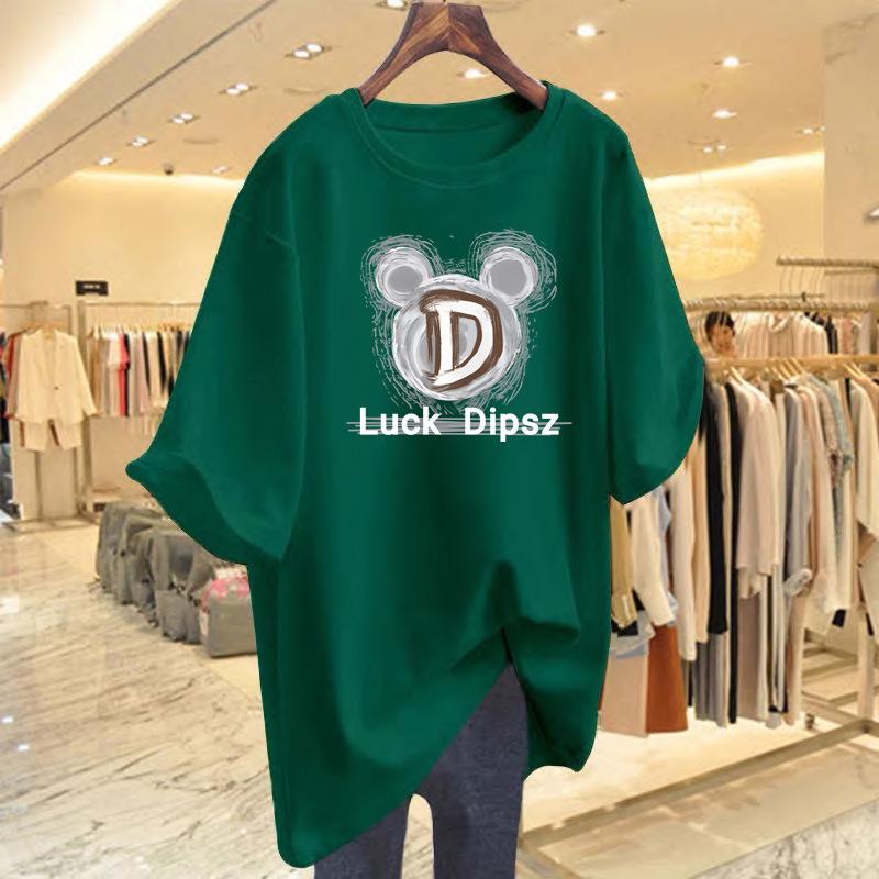 2025 Women's Summer Loose Fit Pure Cotton Graphic T-Shirt