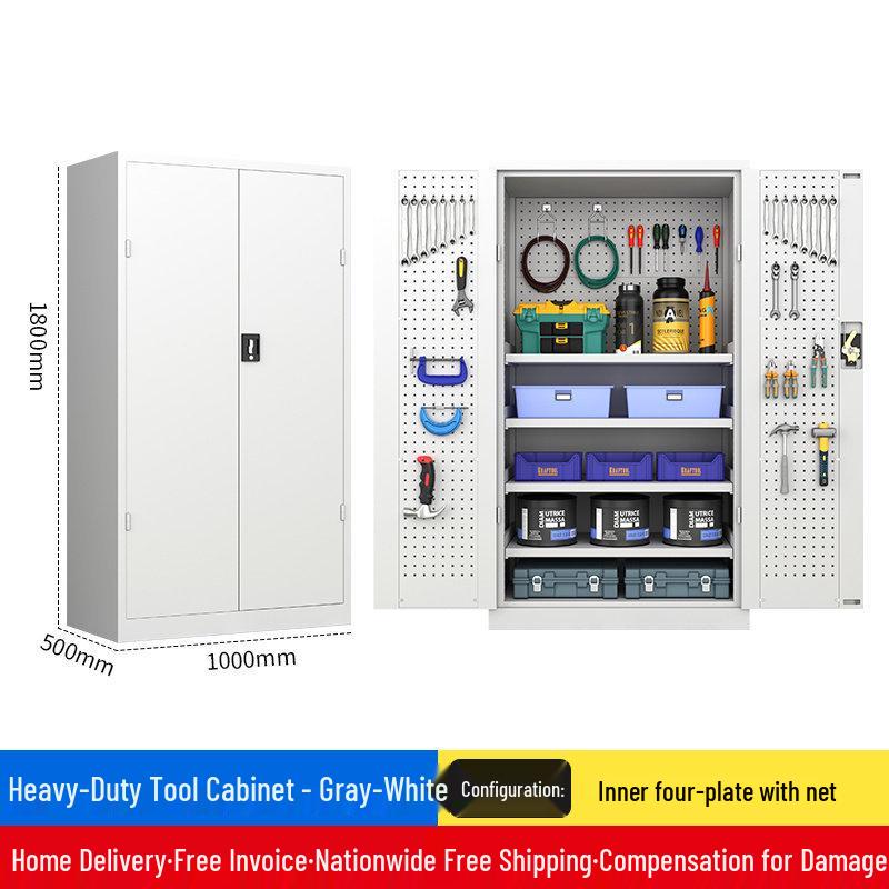 Heavy Duty Tool Cabinet with Thickened Drawers for Workshop and Auto Repair Storage.