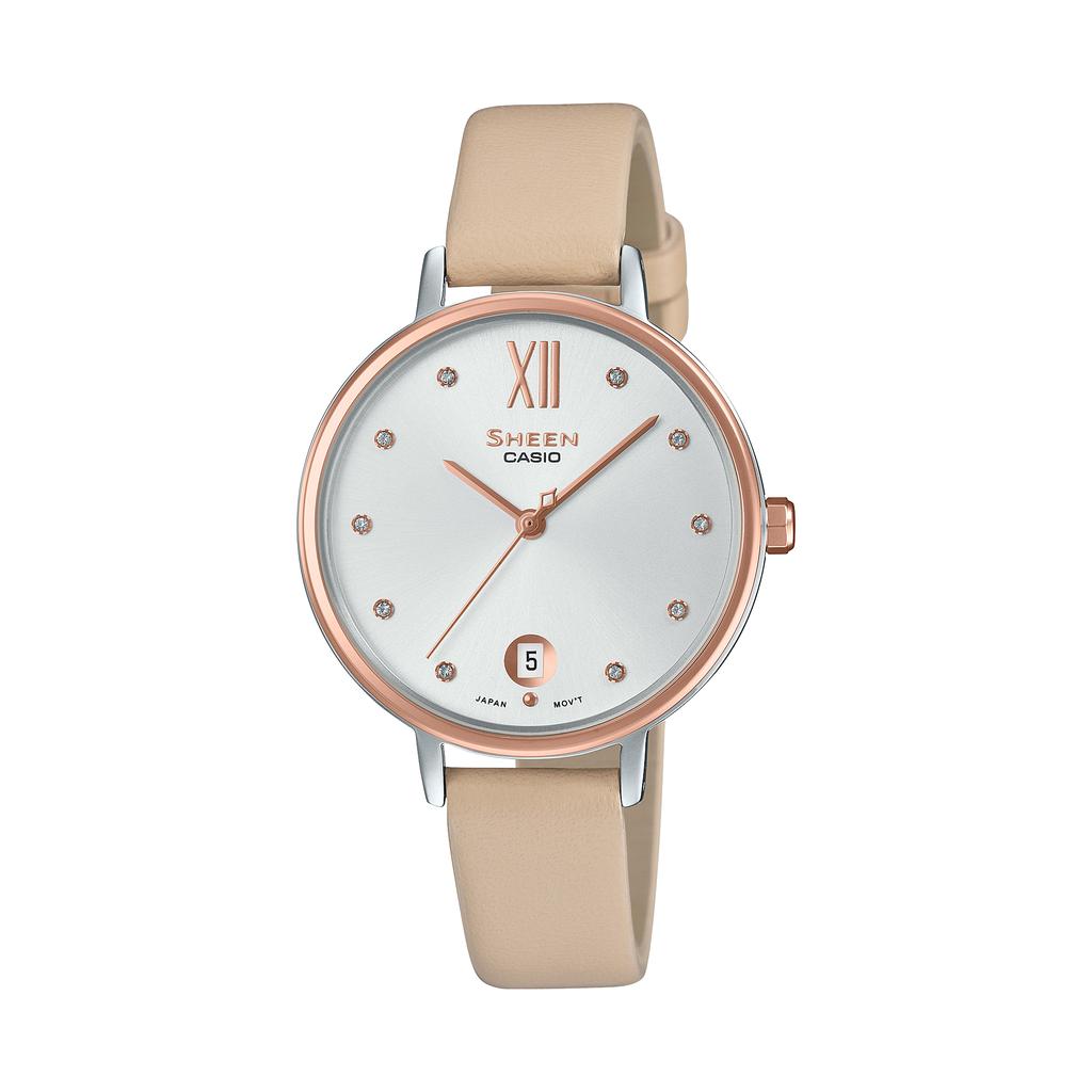 Casio Men's Analog Quartz Watch SHE-4530PGL-7A