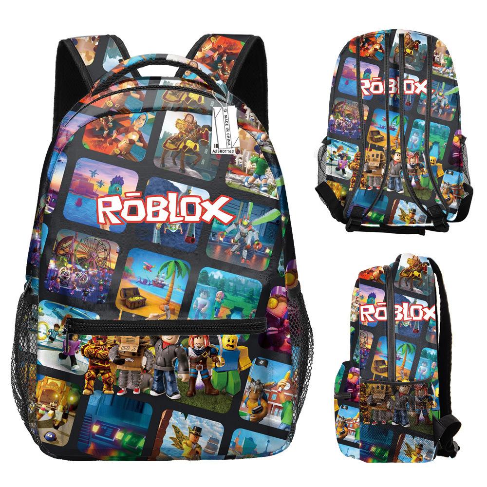 Sac à dos étudiant Roblox Sac à dos imprimé Roblox Sac à dos Mon Monde Sac à dos dessin animé anime pour enfants