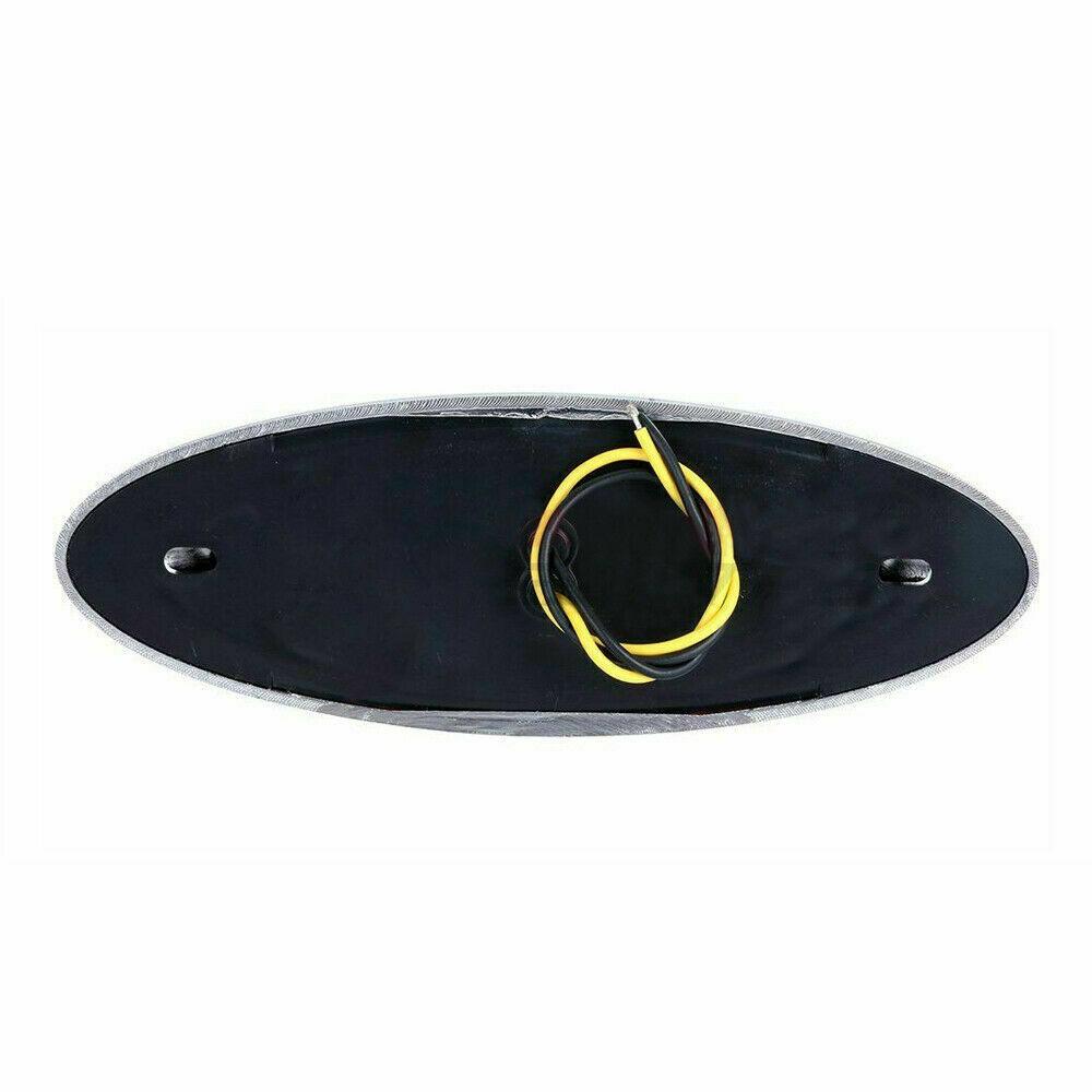 Truck Trailer Side Marker Light 24LED Oval Chrome Base 12V Reverse Singnal Lamp RV Motorhome Van LED Clearance For Truck Bulbs 7