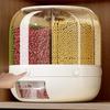 2024 Rotating Rice Storage Cylinder: Insect-Proof, Moisture-Proof, Sealed Grain Box for Home