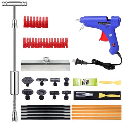 Manelord Dent Repair Car Dent Slide Car Pulling DIY Repair Tool Tool, Repair, T-Bar, Hammer, Repair, Tool, (26 Sets)