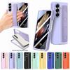 ZFold7 Elastic Rope Wristband Phone Case with Integrated Shell & Skin-Feel PC Spray for Foldable Screen