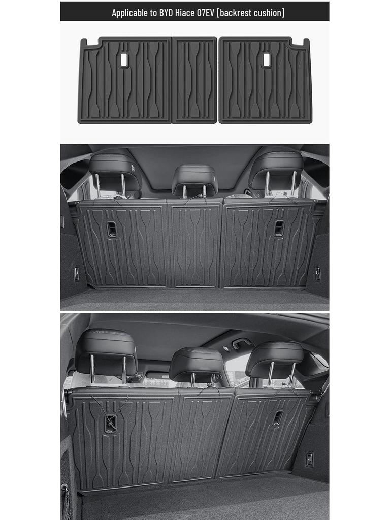 2024 BYD Sea Lion 07 EV RHD TPE Eco-friendly Wear-resistant Floor and Trunk Mats