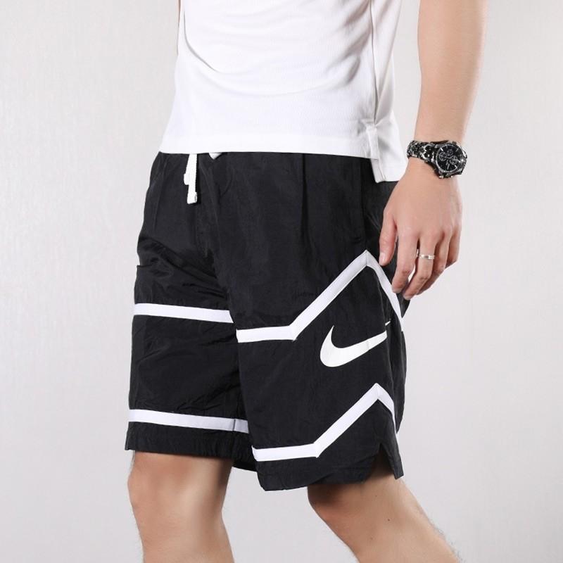 Nike Striped Drawstring Casual Sports Lightweight Woven Shorts Men Shorts Black CT4622-010