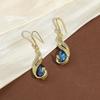 Elegantes clips magnéticos para las orejas con diamantes, perfectos para orejas no perforadas.. Accesorio de moda japonés-coreano para un look de celebridad de alta gama.
